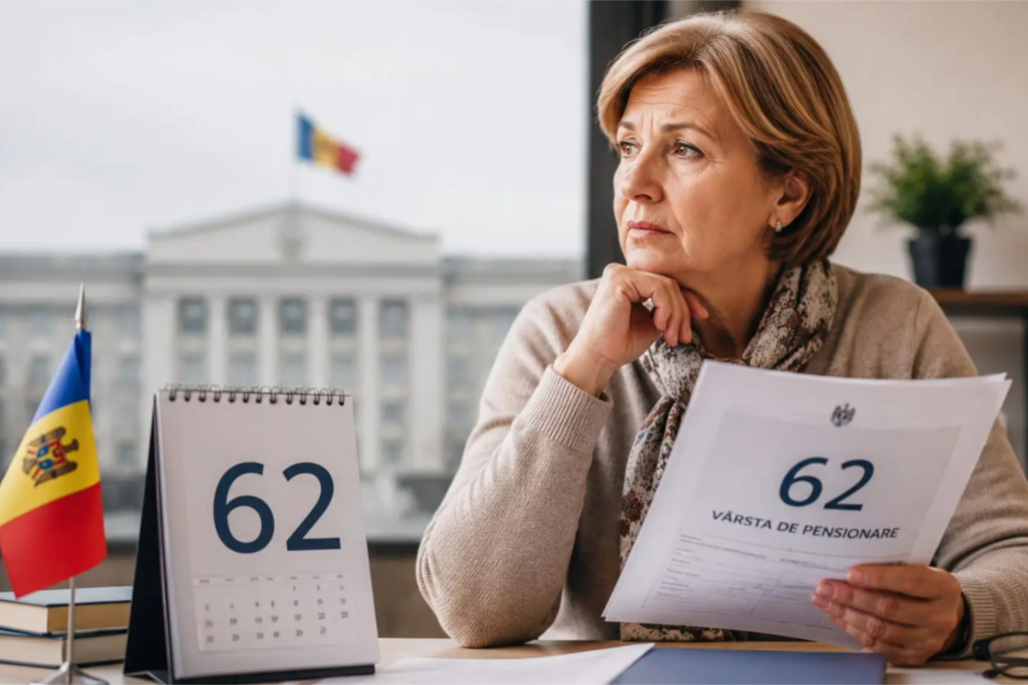 Пенсионный возраст в Молдове повысили до 62 лет для женщин